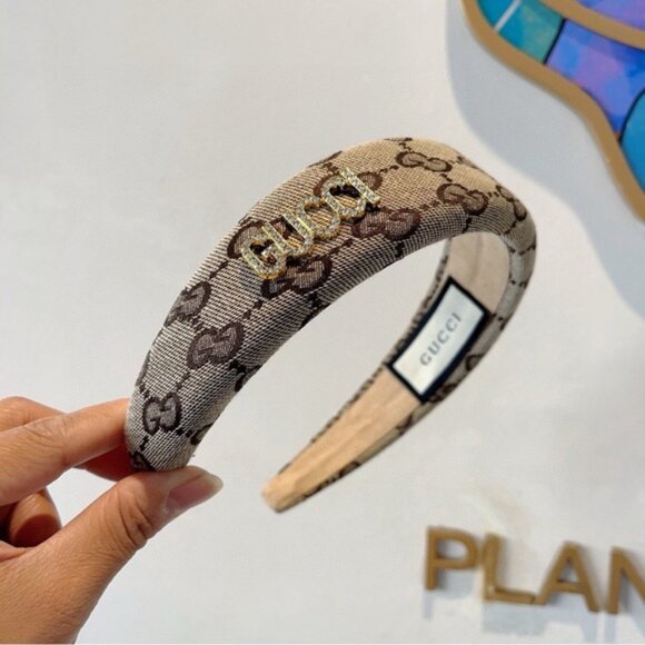 Designer Canvas Hair Wrap by